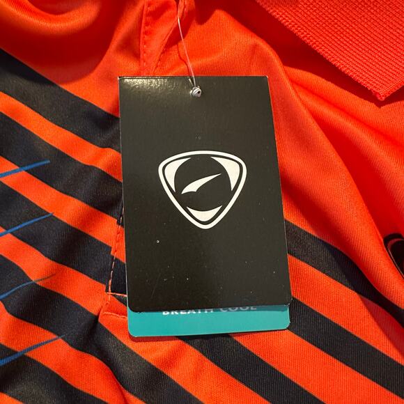 NWT Sport-Dri Neon Orange Bowling Polo Shirt XXL - Picture 4 of 8